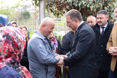 Vali Osman Hacıbektaşoğlu’ndan Emircan Karaman’ın ailesine taziye ziyareti
