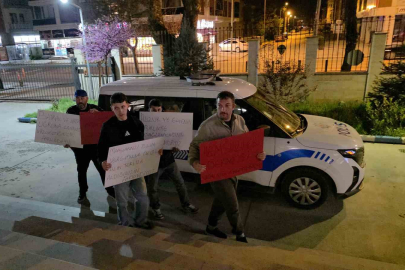 Düzce’de polislere anlamlı sürpriz: "İyi ki varsınız"