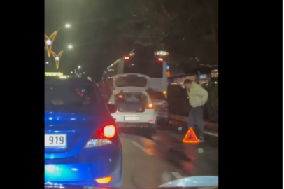 Zincirleme kazada 1 kişi yaralandı