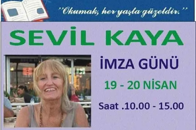 Zonguldaklı Sevil Kaya kitabını imzalayacak!