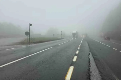 D-100’de sis ve yağış ulaşımı vurdu