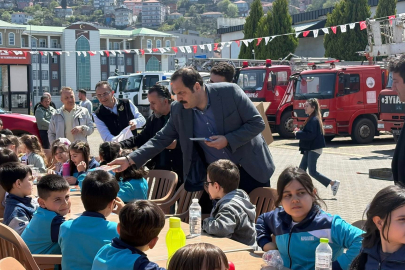 MİNİKLERE İTFAİYE EĞİTİMİ VERİLDİ