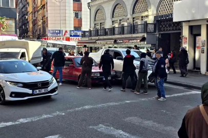 Zonguldak'ta kaza, trafik birbirine girdi