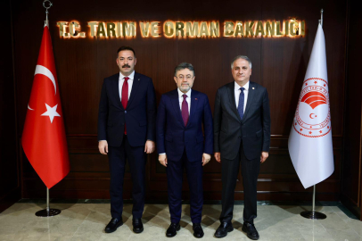 Bakan İbrahim Yumaklı, Saffet Bozkurt ve Mustafa Çağlayan’ı ağırladı