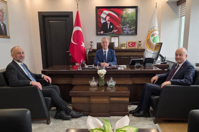TSO Başkanı Metin Demir’den Orman Bölge Müdürü Halil Oflu’ya ziyaret