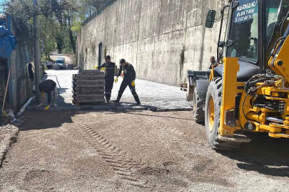 Çınartepe Mahallesi'nde parke çalışmaları başladı!