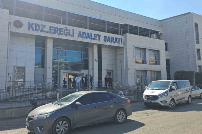 Kdz.Ereğli'de tutuklandığını öğrenen şüpheli adliyede camdan atladı!