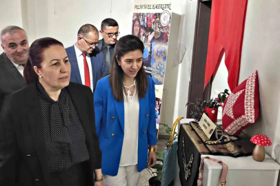 Pelin Çatar’ın El Emeği Sergisi Açıldı