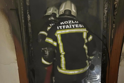 Kozlu’da Yangın Bir Evi Küle Çevirdi!