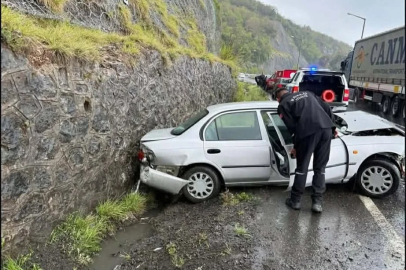 Kozlu Tünel Çıkışında Korkutan Kaza!