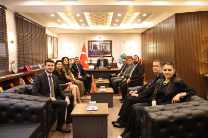 TBB Başkanı Başkan Erdem’i makamında ziyaret etti!