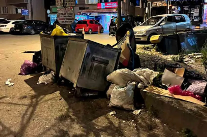 Üniversite bölgesinde çöp sorunu tepki çekti!