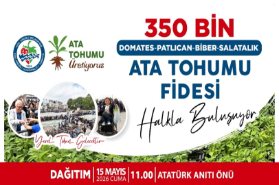 KDZ.EREĞLİ BELEDİYESİ, 350 BİN ATA TOHUMU FİDESİNİ HALKLA BULUŞTURUYOR!