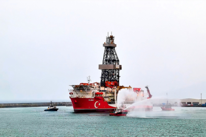 Derin deniz sondaj gemisi "Yıldırım" Filyos’tan ilk görevi için ayrıldı