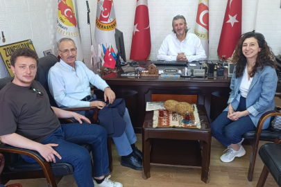 DUAYEN GAZETECİ SAYGI ÖZTÜRK’TEN ZONGULDAK GAZETECİLER CEMİYETİ’NE ANLAMLI ZİYARET