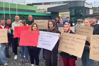Kdz.Ereğli OSB'de işçiler ayakta: Obal Alüminyum önünde maaş ve tazminat eylemi!