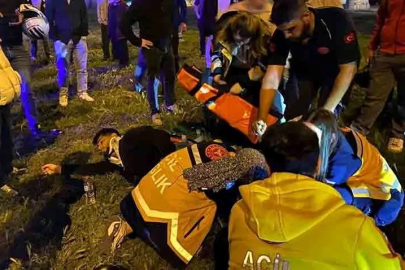Kdz.Ereğli'de kavşakta kaza: 2 kişi yaralandı