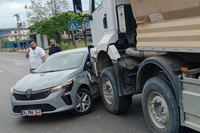 Kdz.Ereğli'de korkutan kaza!