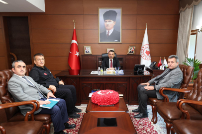 Vali Hacıbektaşoğlu Kurum Müdürlerini Kabul Etti