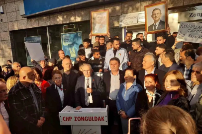 CHP Zonguldak’tan “Mutlak Butlan” Kararına Tepki: Miting Düzenlendi