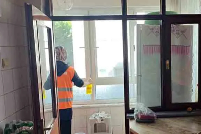 Evde temizlik hizmeti devam ediyor