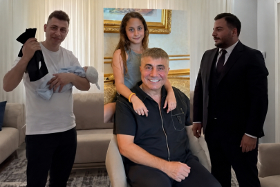 Bebeğin adı Sedat Peker oldu, hediyesi altınla geldi