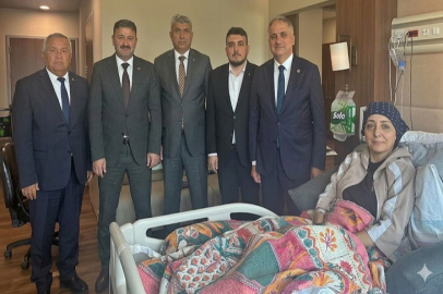 Zonguldaklı başkanlar Saadet Oruç’u ziyaret etti
