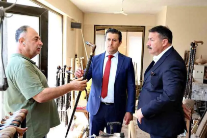 Başkan Ulupınar, Zonguldak Defterdarı Recep Serdar’ı Baston Park’ta ağırladı
