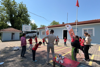KÖY OKULLARI SOSYAL SORUMLULUK AĞI PROJESİ ÜVEYİKLİ’DE DEVAM ETTİ