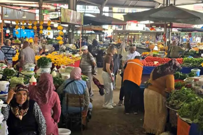 Halk Pazarında Hafta Sonu Yoğunluğu!