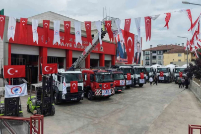 İtfaiyeye 12 araçlık takviye!
