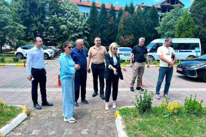 Gökçebey Hükümet Konağı çevresi estetik bir görünüme kavuşturuluyor