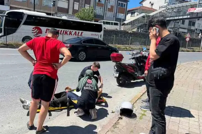 Motosiklet kazası: 1 kişi yaralandı
