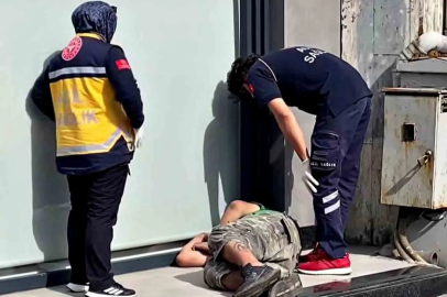 Gazipaşa’da hareketli saatler: Bir anda yere yığıldı!