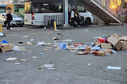Zonguldak giysi pazarı değil, çöp pazarı