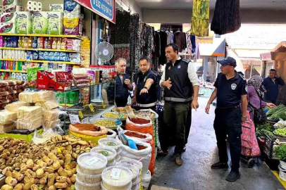 Zabıta pazarda göz açtırmıyor!