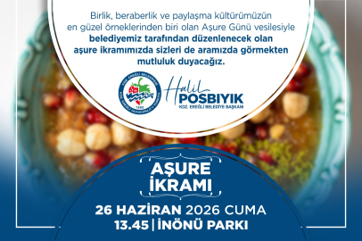Kdz. Ereğli Belediyesi aşure paylaşacak!