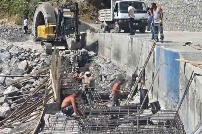 Zonguldak Liman arkasında çalışma sürüyor