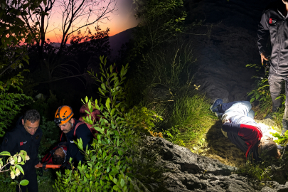 Balık tutan vatandaş kayalıklardan düşerek yaralandı