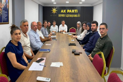 AK Parti Devrek İlçe Haftalık toplandı