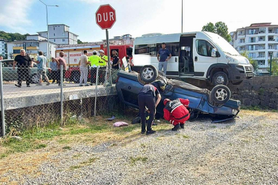 3 Araçlı zincirleme trafik kazasında; 4 kişi yaralandı