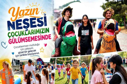 Yazın neşesi çocuklarımızın gülümsemesinde!