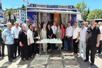 İlçe başkanlığından aşure dağıtımı …