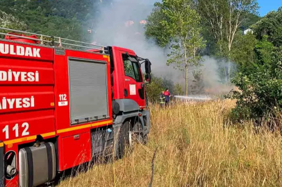 Korkutan Bahçe Yangını: Ekipler Zamanla Yarıştı!