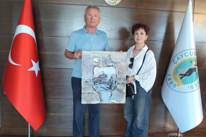 Müzeye Figen Hanım jesti