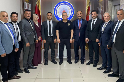 MHP İl Başkanı ve yönetimi İl Emniyet Müdürünü ziyaret etti