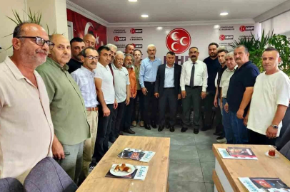 MHP önceki dönem il başkanı Öztürk’ten ziyaret