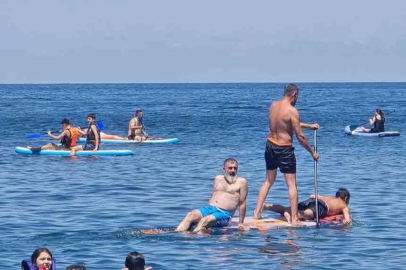 Plajlarda Adım Başı "SUP" Çılgınlığı!
