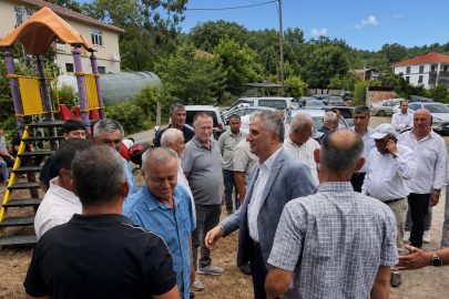 Milletvekili Bozkurt yıkık parkı görünce talimat verdi