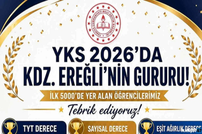 YKS 2026’da Kdz. Ereğli’den Türkiye dereceleri